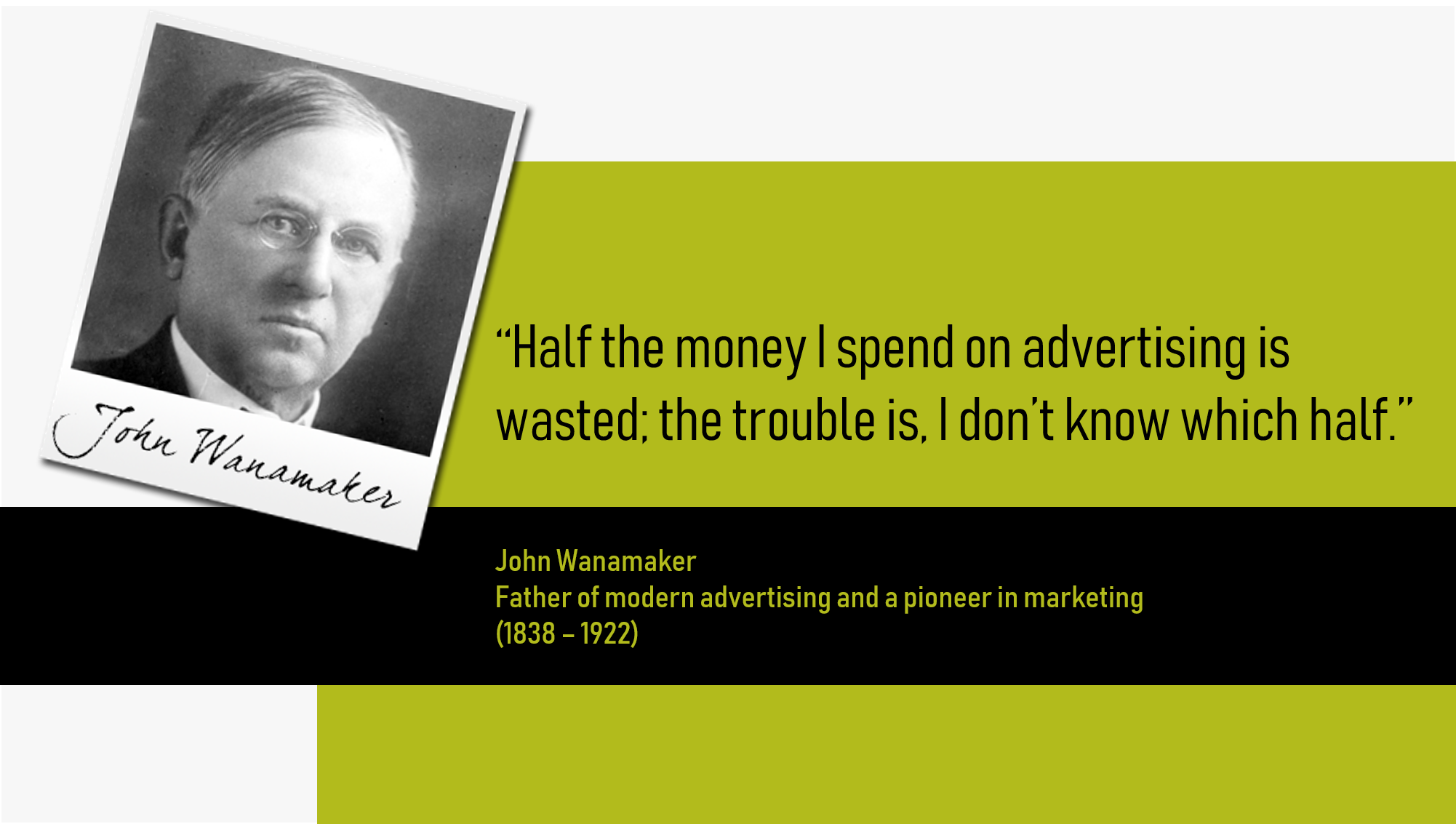 John Wanamaker Quote