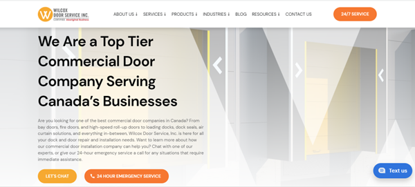 Client Profile – Wilcox Door Service Inc.